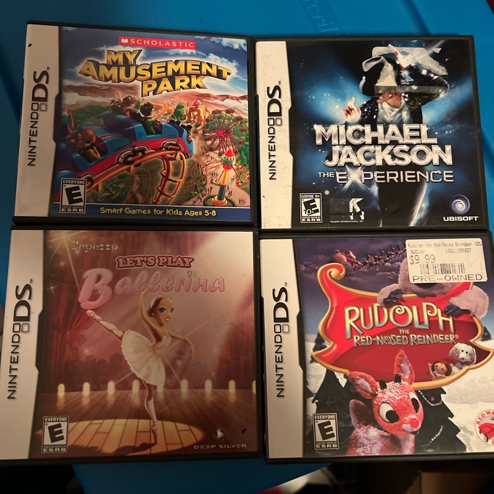 Bundle of Nintendo DS games (4)